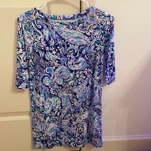 Lilly Pulitzer blue dress!